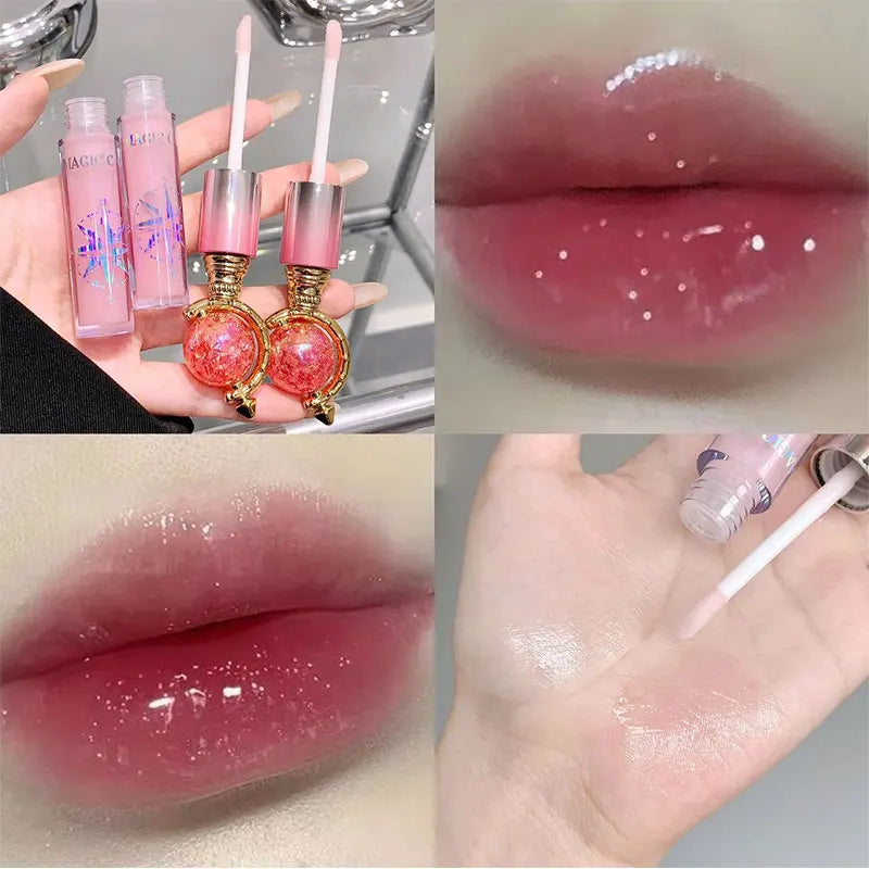 MAGIC CASA Shimmering Lip Gloss Hydrating and Moisturizing, Mirror Finish, Plumping Glass-Like Lips