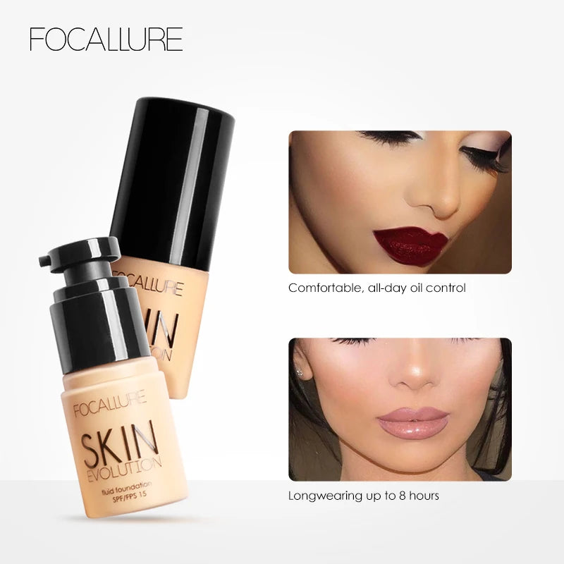 FOCALLURE Face Makeup Foundation Makeup Base Liquid