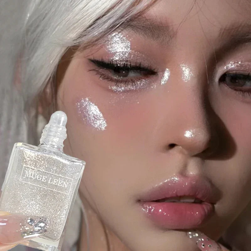 Mini Liquid Highlight High Gloss Glitter Moisturizing Non-sticky Brightening Facial Body Highlighter