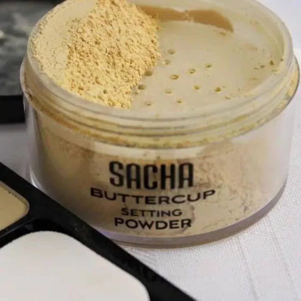 Sacha Buttercup Setting Powder Translucent Face Powder to Set Makeup